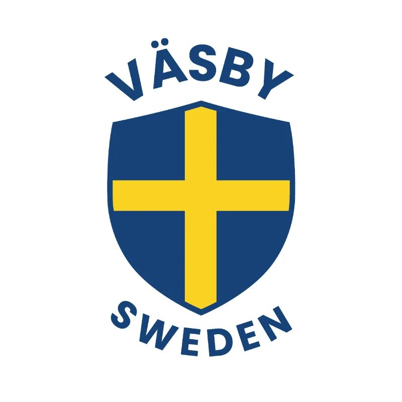 Emblème du bouclier de Väsby Suède