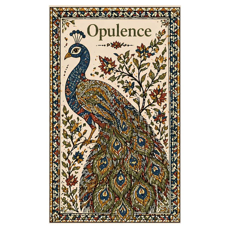 Pfau der Opulenz – Ornamentkunst