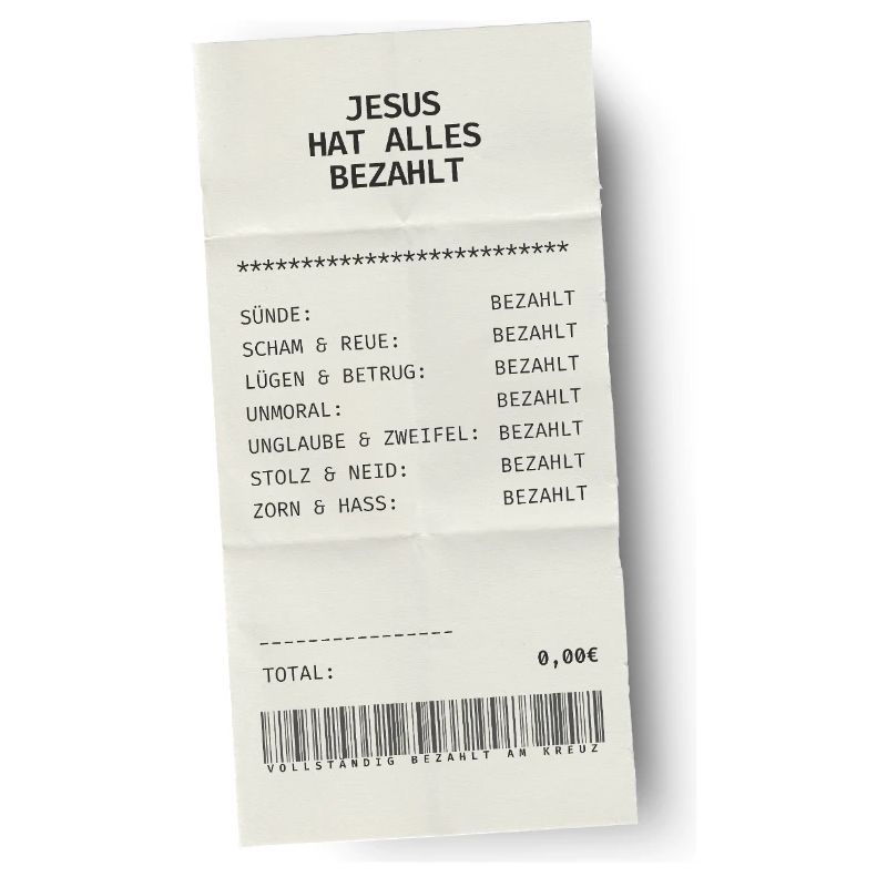 Jesus hat alles bezahlt 