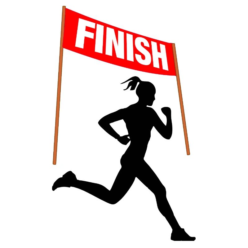 Arrivée coureuse – Victoire marathon