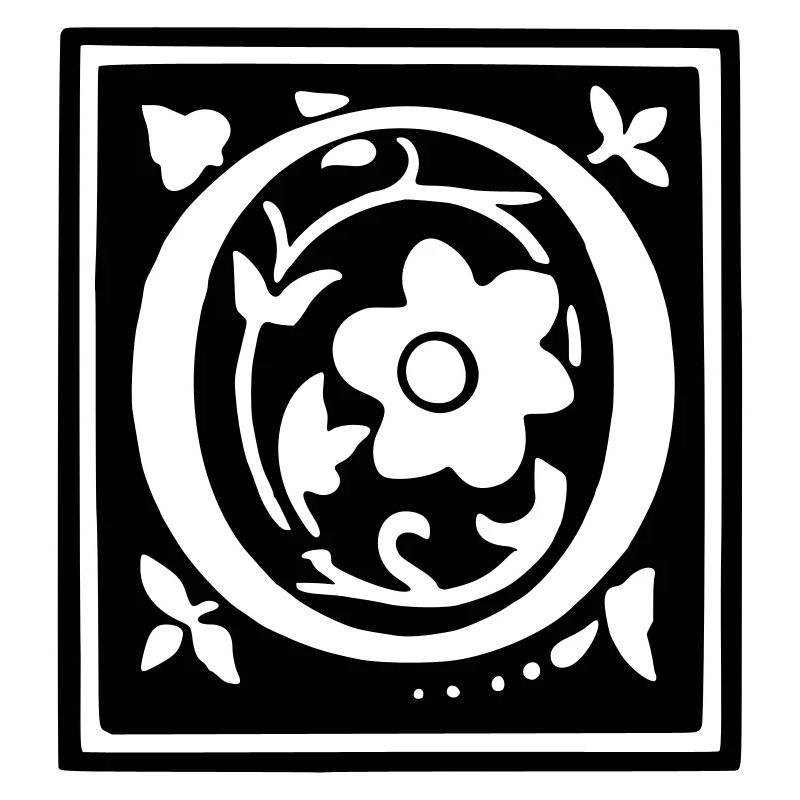 Decorated typography set 2 number 8