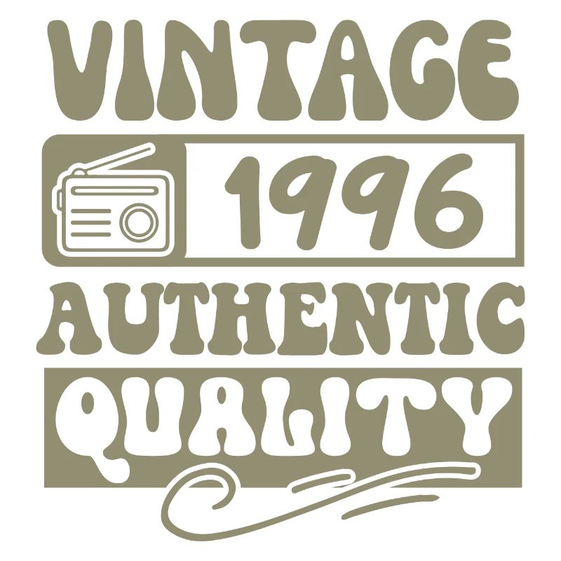 Authentic 1996 Vintage 1996 - Vintage 1996 Retro