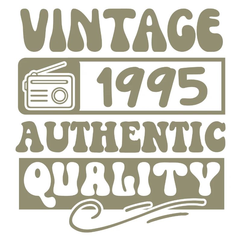 Authentic 1995 Vintage 1995 - Vintage 1995 Retro