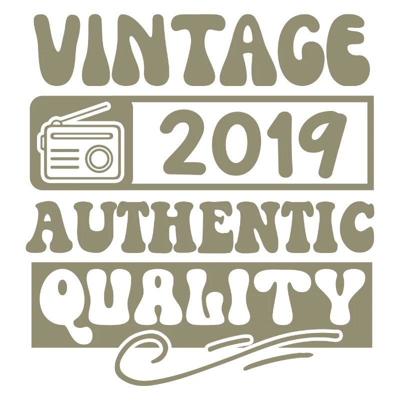 Authentic 2019 Vintage 2019 - Vintage 2019 Retro