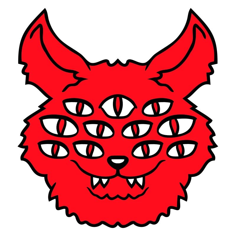 Cat Demon Many Eyes Devil Hell Evil Monster