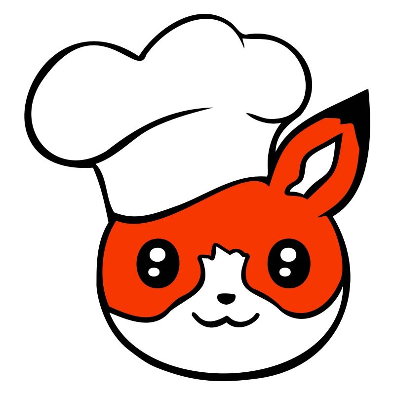 Fox Chef's Hat Chef Cooking Restaurant Kitchen