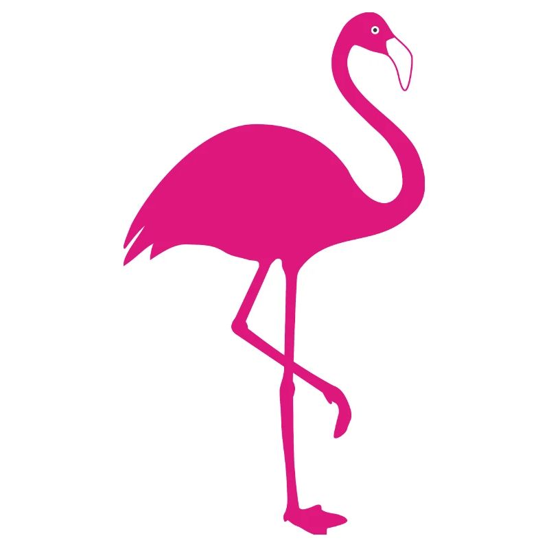 Flamingo pink summer sun beach