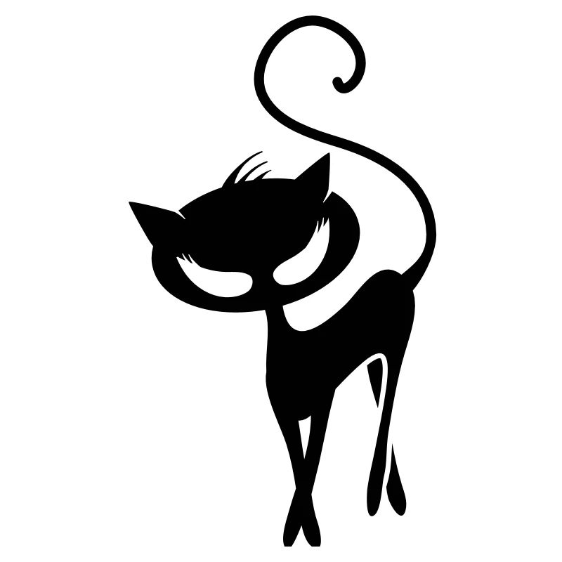 Un chat noir