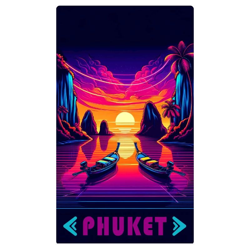Design de coucher de soleil à Phuket en Thaïlande