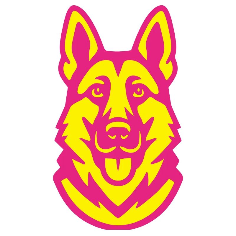 German Shepherd Pop Art