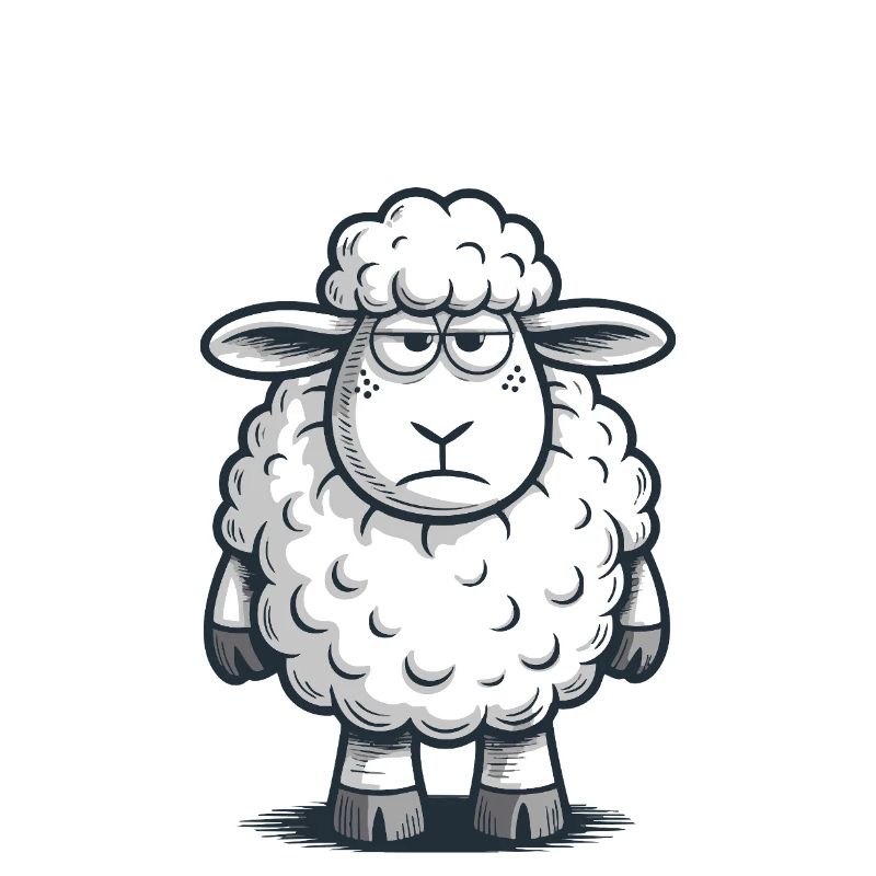 Lower Austria – Grumpy Sheep Humor Design