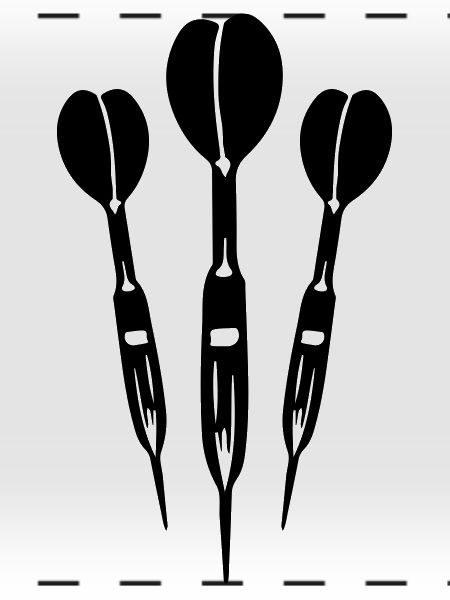 Dartpfeil Symbol