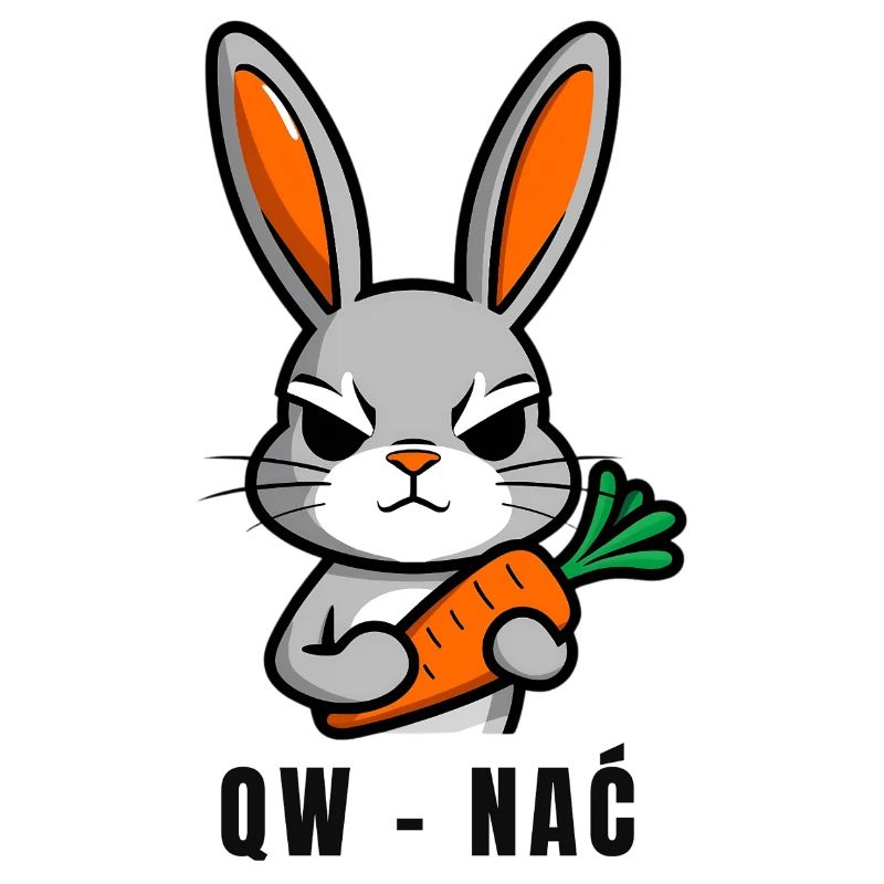 QW-NAĆ Rabbit – Funny Carrot Rabbit