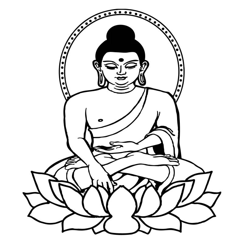 Buddha sitting eu