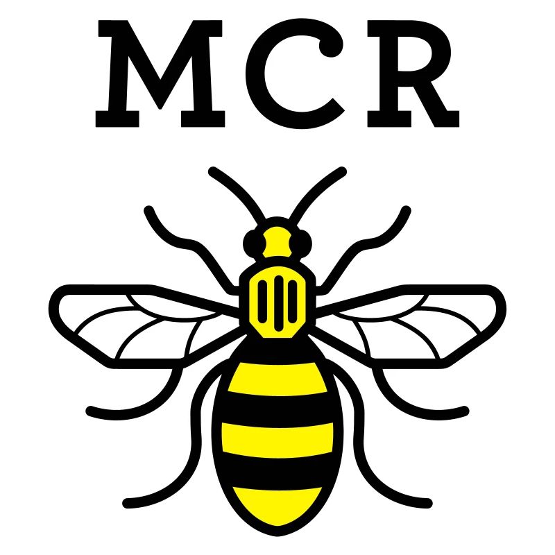 MCR MANCHESTER BEE VECTOR