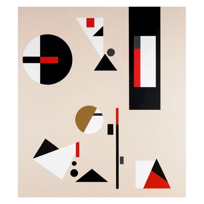 Abstract geometric composition