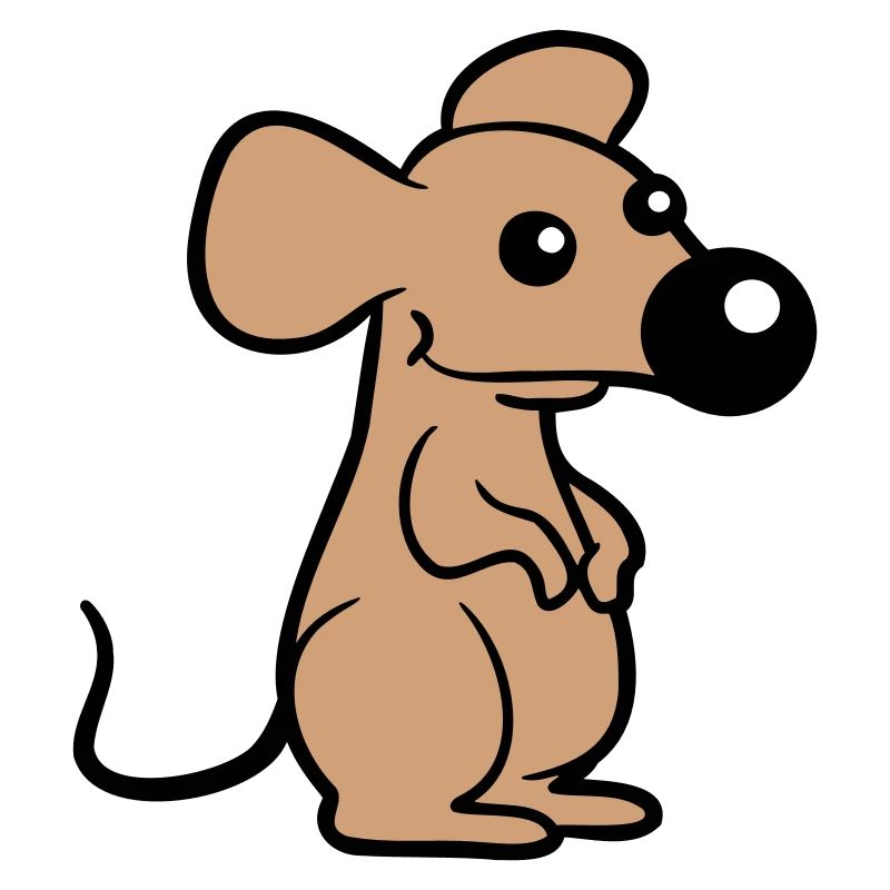 Maus Große Nase Mäuschen Kleine Ratte Nager Süß