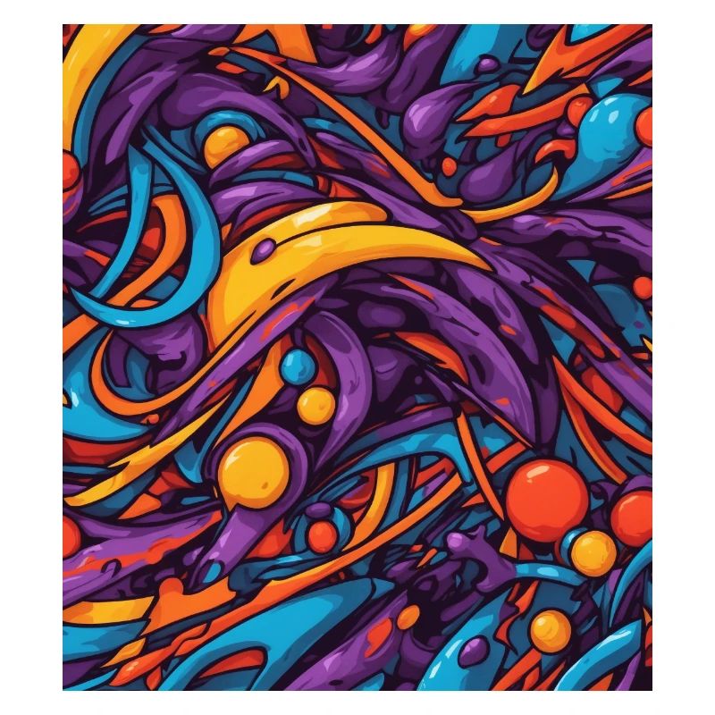 Abstract color composition