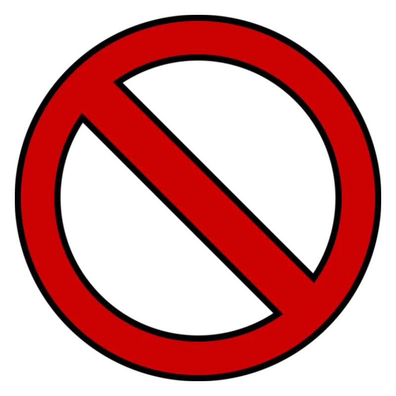 Prohibited signboard gift idea