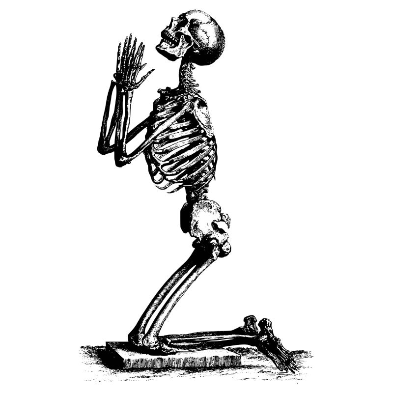 Skeleton Pray