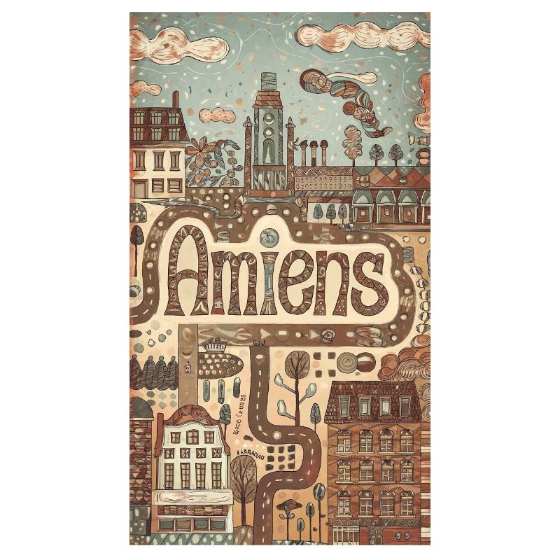 Amiens Cityscape Whimsy