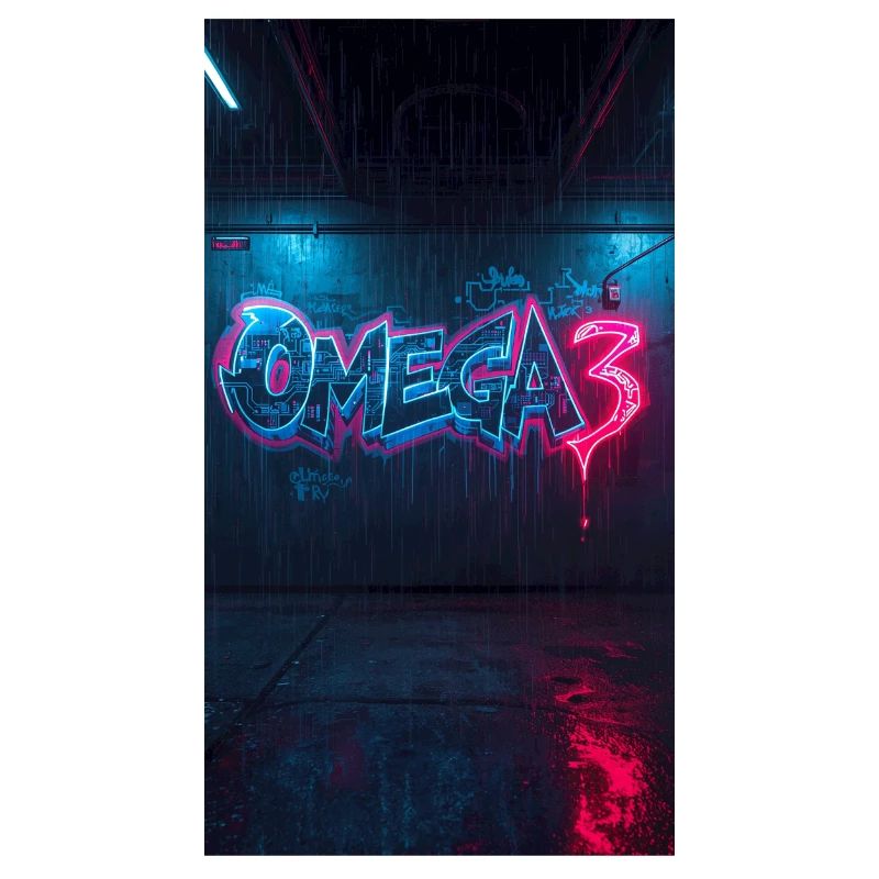 Omega3 Neon Graffiti