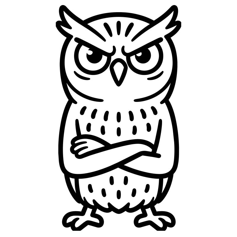 Angry Owl Comic