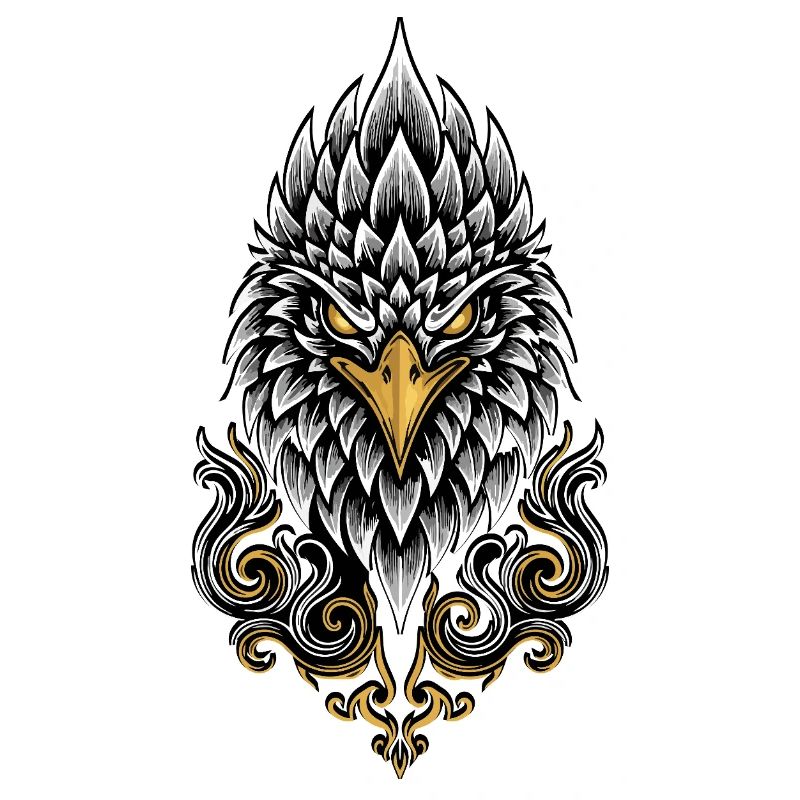 Imperial Eagle Mascot Elite Force Logo