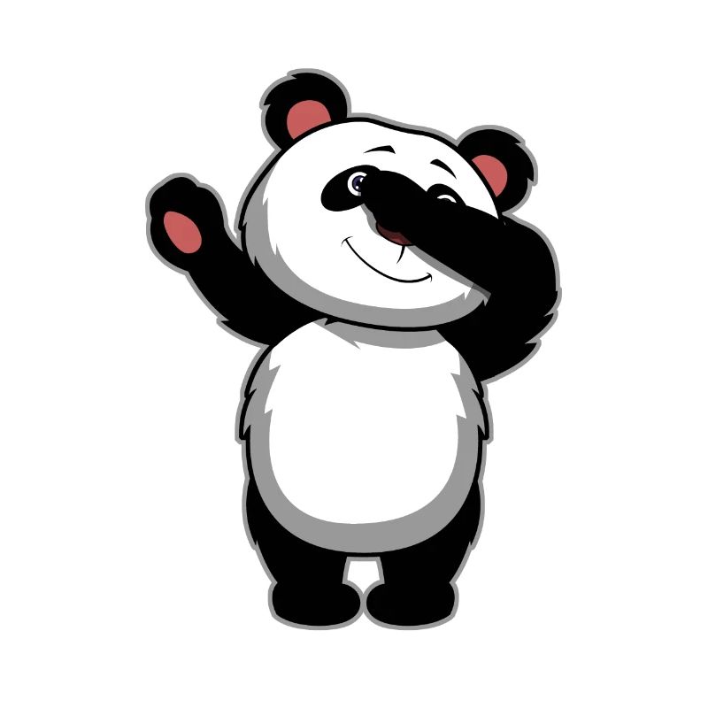 Dabbing Panda Bear - Dab Panda