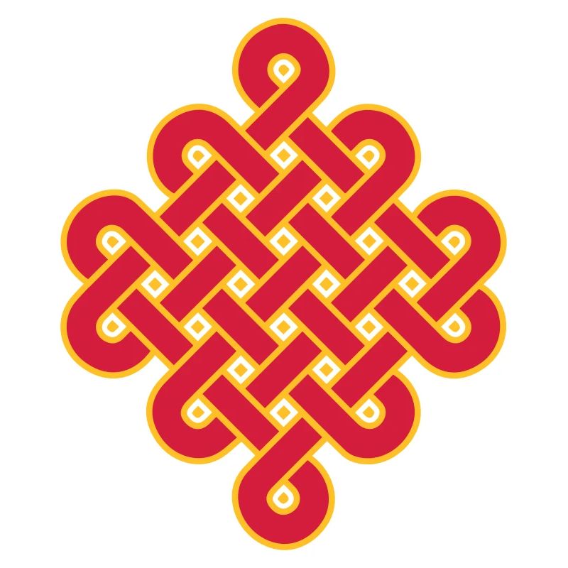 Infinity Buddhism Tibetan endless knot Celtic