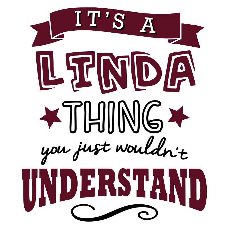 its a linda name forename thing