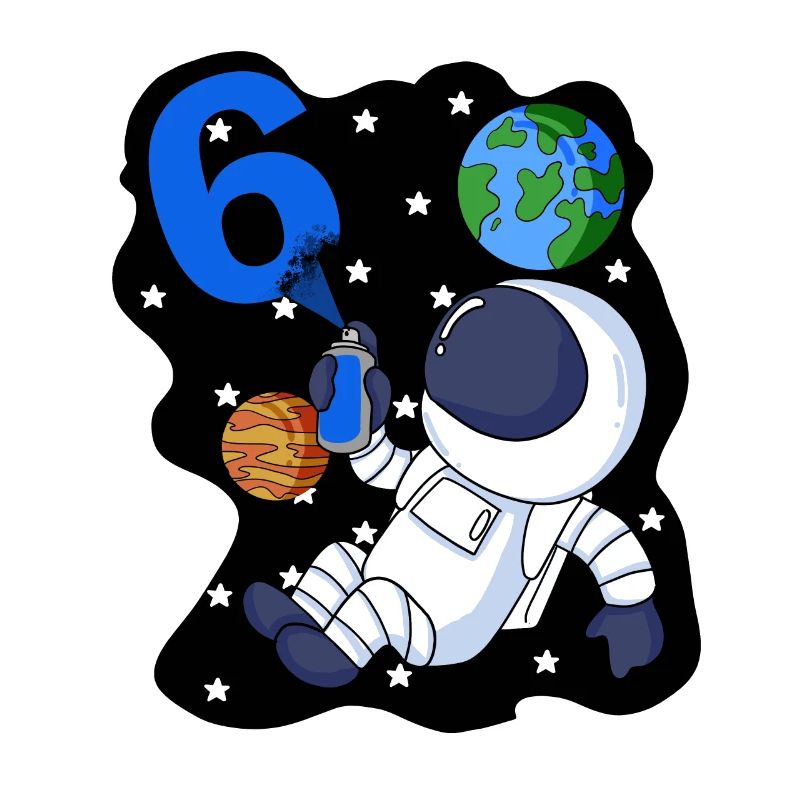 6th birthday astronaut 6 year boy gift
