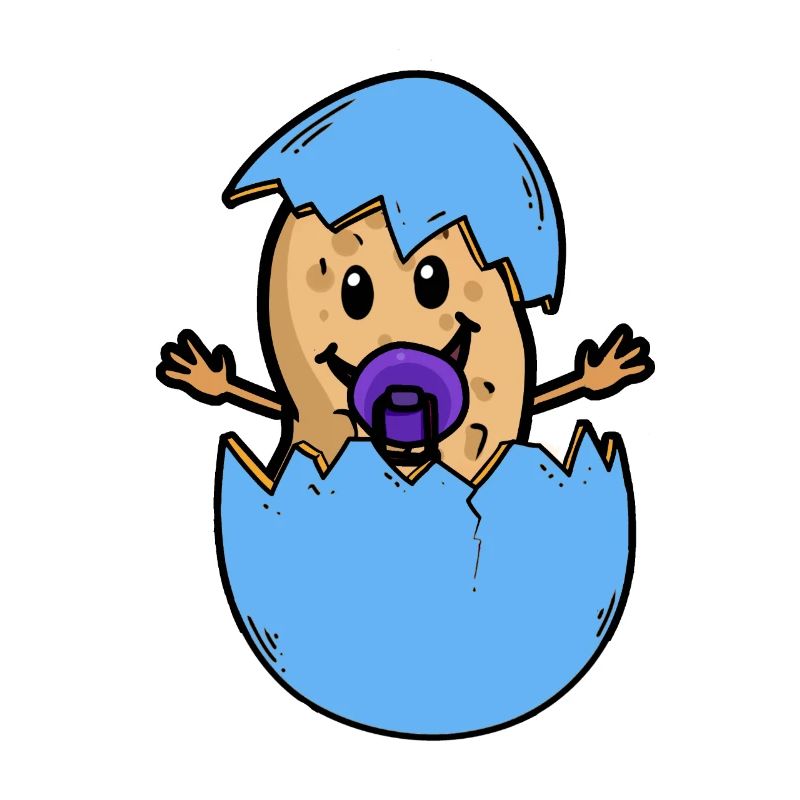 Peanut eggshell birth baby hatch egg