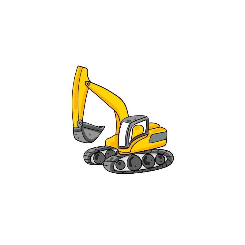 Bauarbeiter Bagger Baggerfahrer Spruch