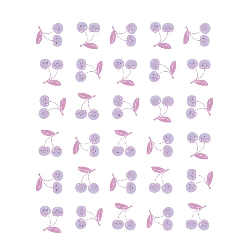 Pattern Kawaii Cherries