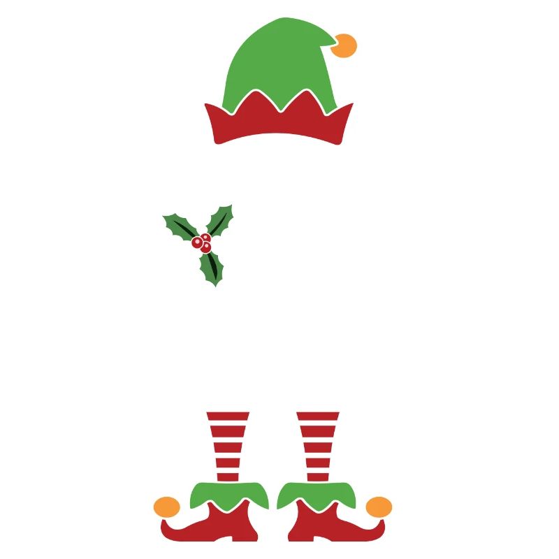 Bruder Elf süßes lustiges passendes Weihnachtskostüm