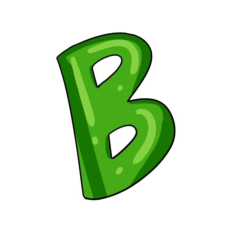 Buchstabe B - Anfangsbuchstabe B