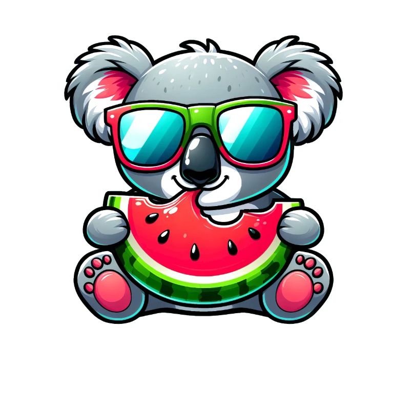 Motif d’été de pastèque Koala