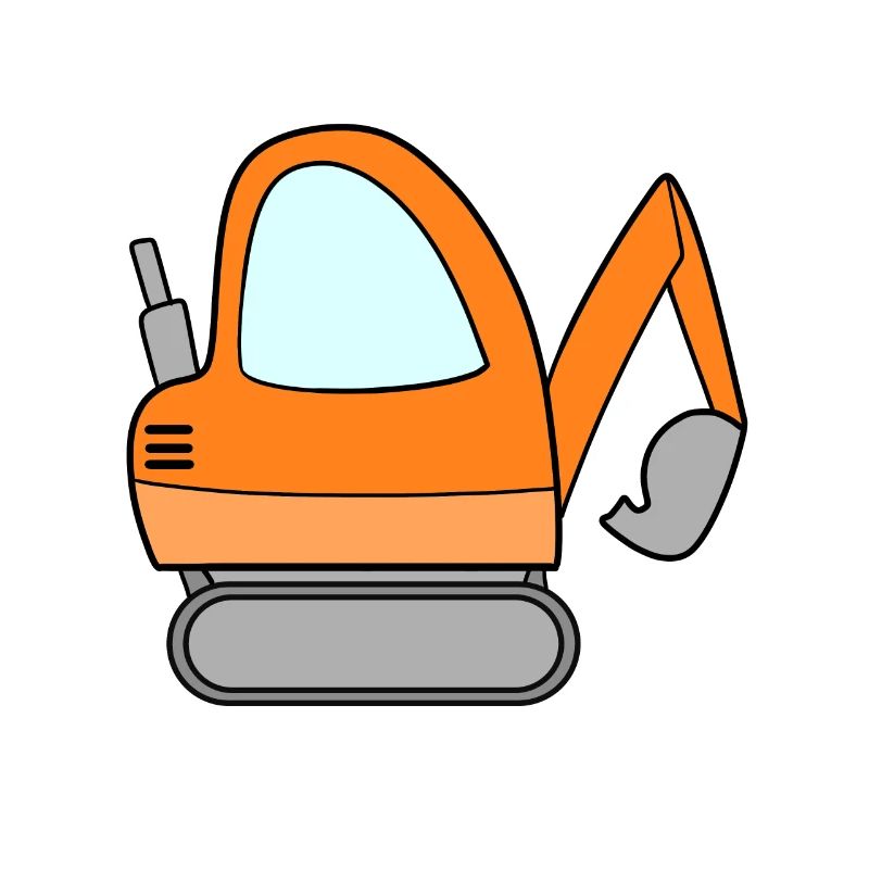 Bagger Baustelle Baggerfahrer