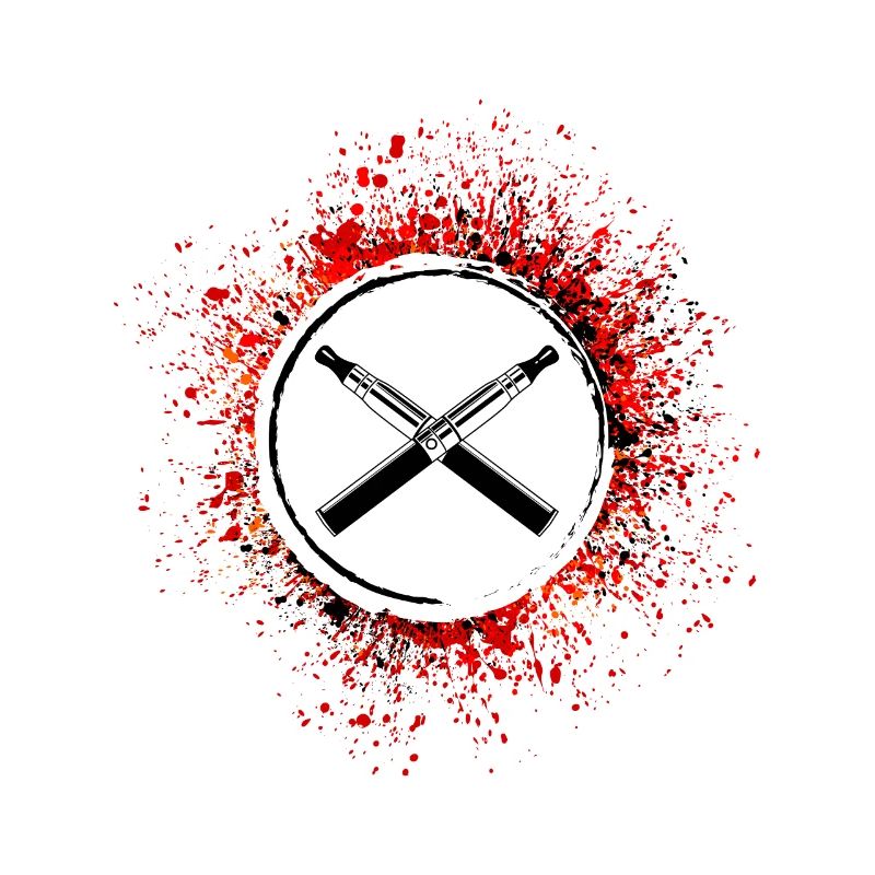 E-Zigarette Silhouette