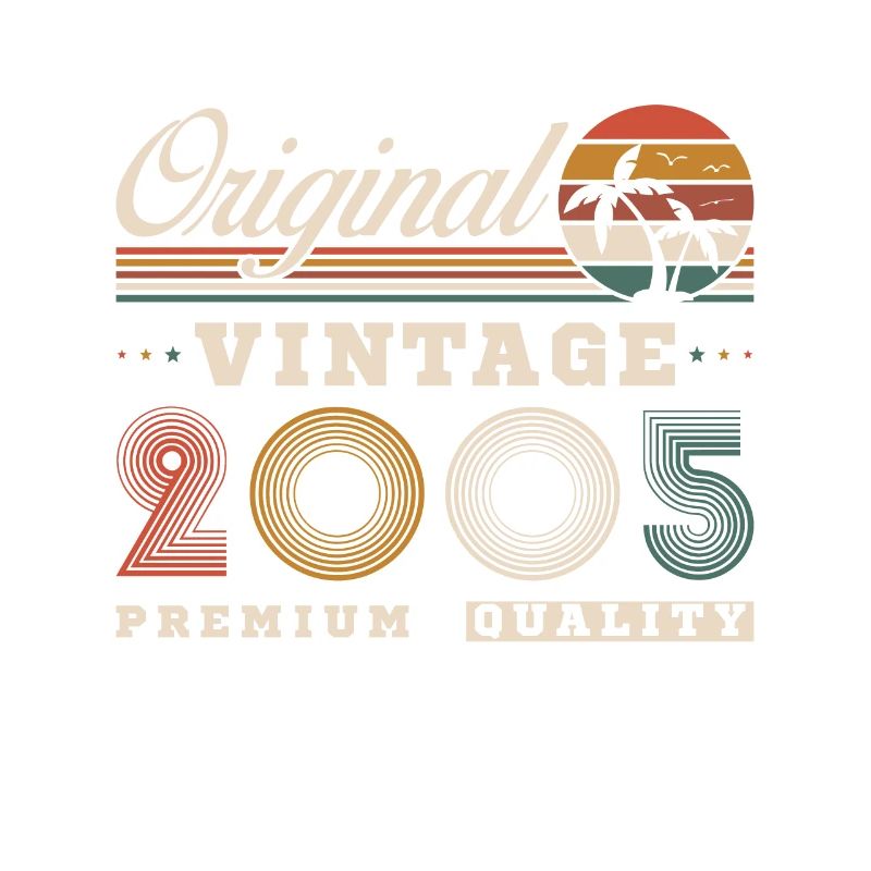 Original 2005 Vintage Retro Geburtstagsgeschenk