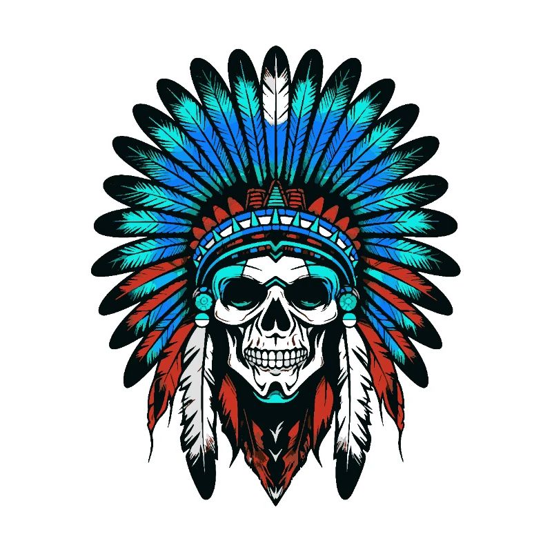 Apache Indian Chief Skull