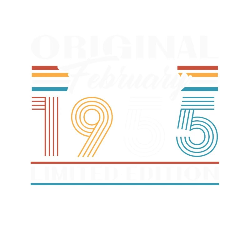 Februar 1955 Vintage Geburtstag 1955 Geschenk