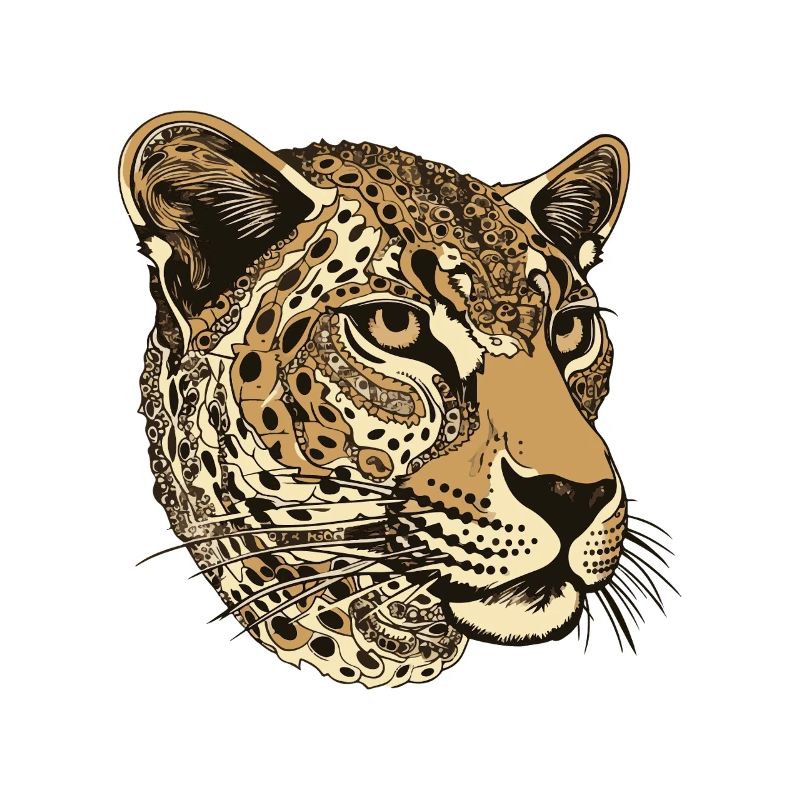Portrait de guépard