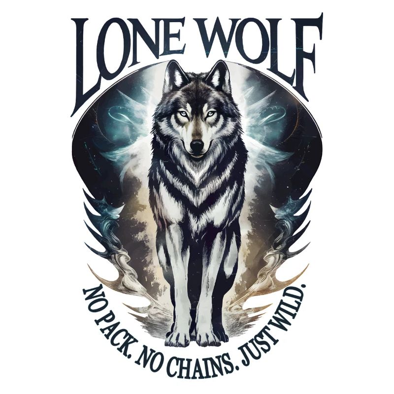 Lone Wolf - No Pack, No Chains, Just Wild