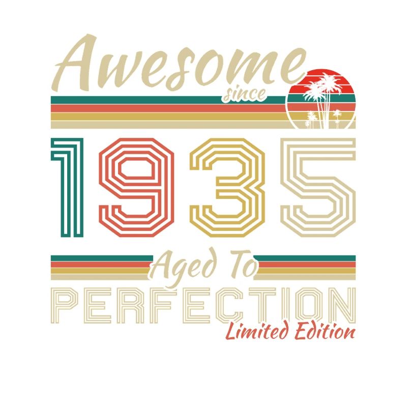 1935 Vintage Retro Birthday Gift