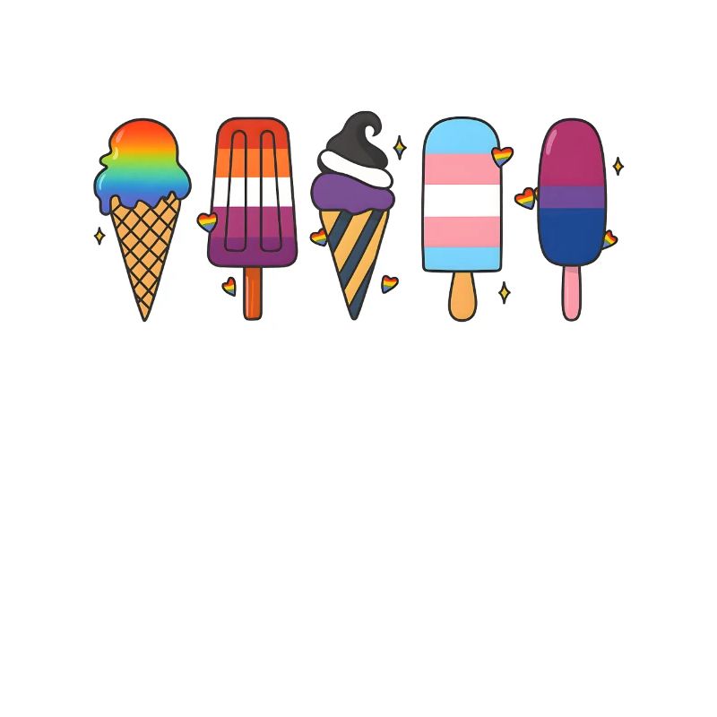Conception de crème glacée LGBTQ Pride – Love Diversity CSD