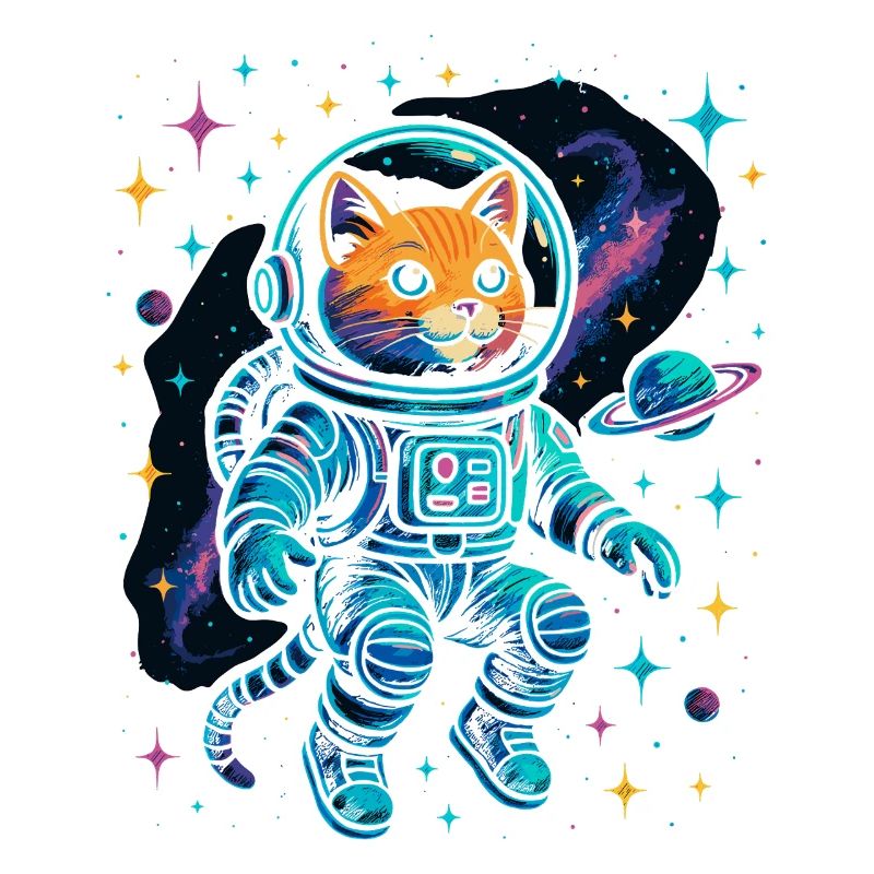 Chat de l’espace - Chat astronaute