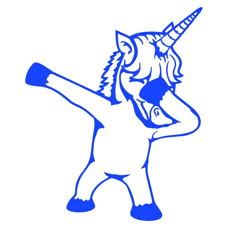 Unicorn Dabbing Dab Dance Party Pose Gesture Funny