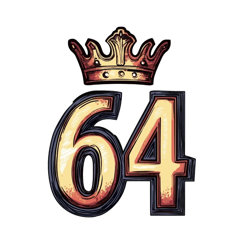 64 Number Krone
